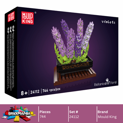Mould King 24112 Violet Bonsai Building Toy Set | 744 PCS