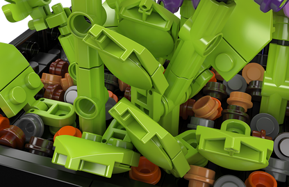 Mould King 24112 Violet Bonsai Building Toy Set | 744 PCS