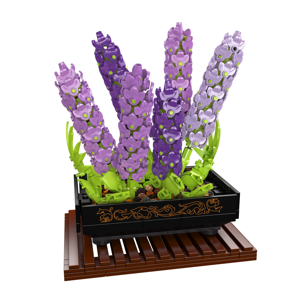 Mould King 24112 Violet Bonsai Building Toy Set | 744 PCS