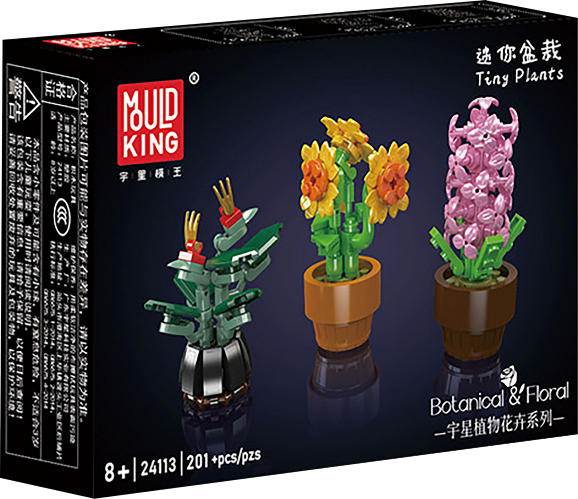 Mould King 24113 Mini Potted Flower Builds Building Toy Set | 201 PCS
