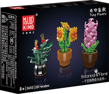 Mould King 24113 Mini Potted Flower Builds Building Toy Set | 201 PCS