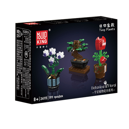 Mould King 24115 Mini Potted Plants Building Toy Set | 199 PCS