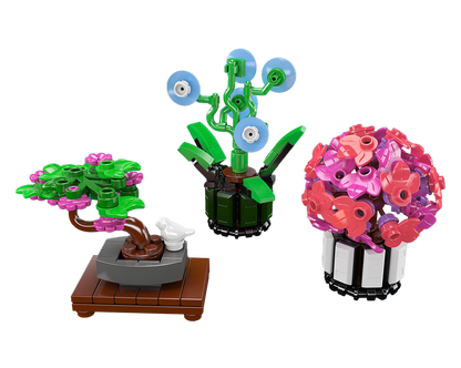Mould King 24116 Mini Potted Plants 2 Building Toy Set | 211 PCS
