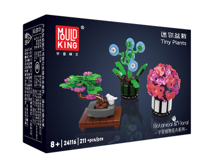 Mould King 24116 Mini Potted Plants 2 Building Toy Set | 211 PCS