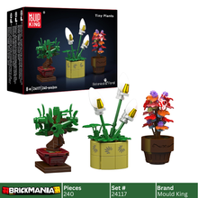 Mould King 24117 Mini Potted Plants 3 Building Toy Set | 240 PCS