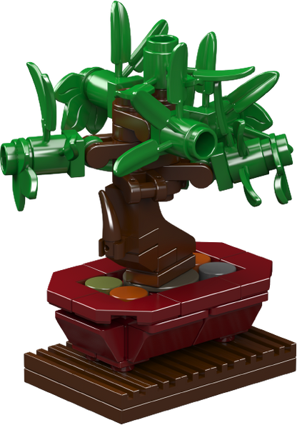Mould King 24117 Mini Potted Plants 3 Building Toy Set | 240 PCS