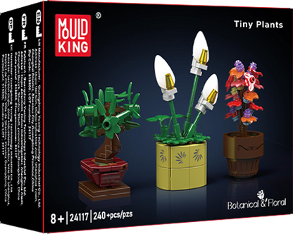 Mould King 24117 Mini Potted Plants 3 Building Toy Set | 240 PCS