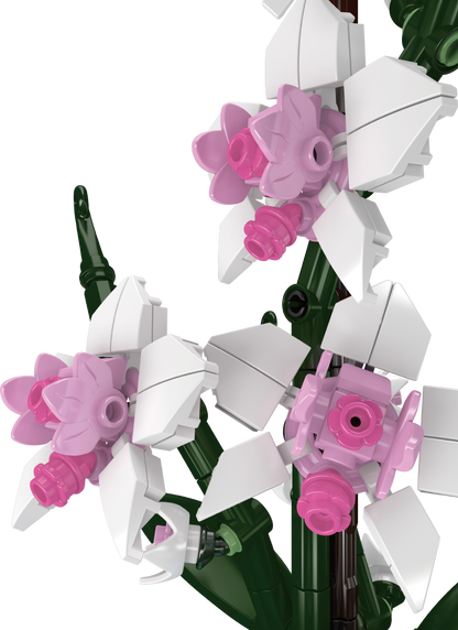 Mould King 24119 Orchid Botanical Building Toy Set | 386 PCS