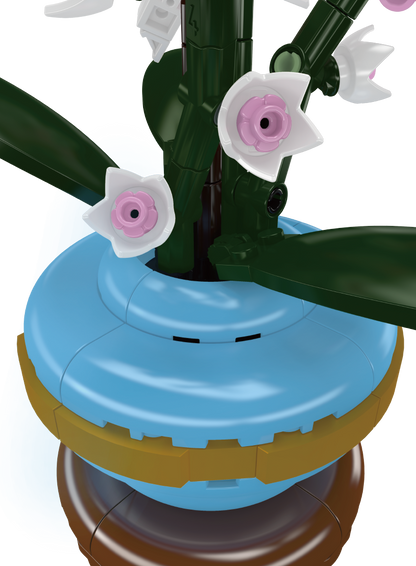 Mould King 24119 Orchid Botanical Building Toy Set | 386 PCS