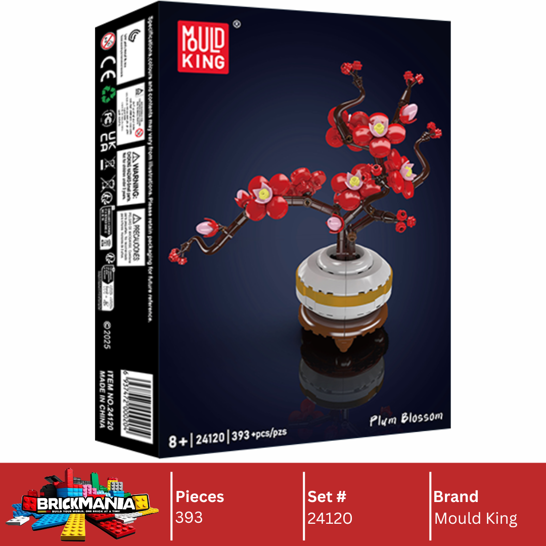 Mould King 24120 Plum Blossom Botanical Building Toy Set | 393 PCS