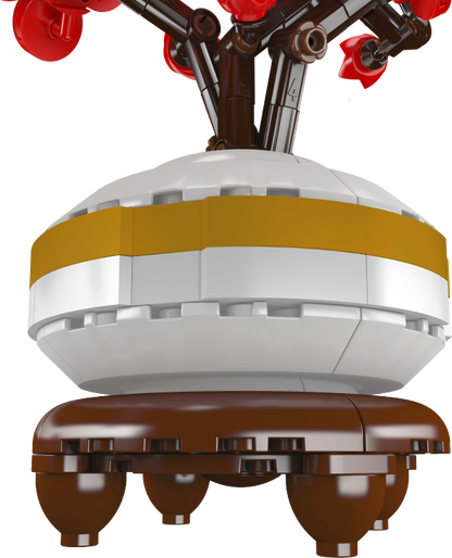 Mould King 24120 Plum Blossom Botanical Building Toy Set | 393 PCS