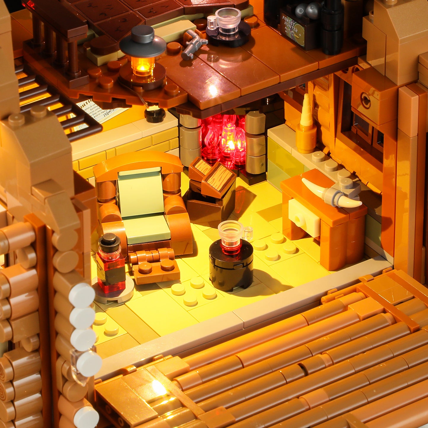 Lumibricks F9018 Hunting Cabin Building Toy Set | 2036 PCS