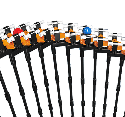 Mould King 26008S Motorized GBC Harp Track Building Toy Set | 1547 PCS