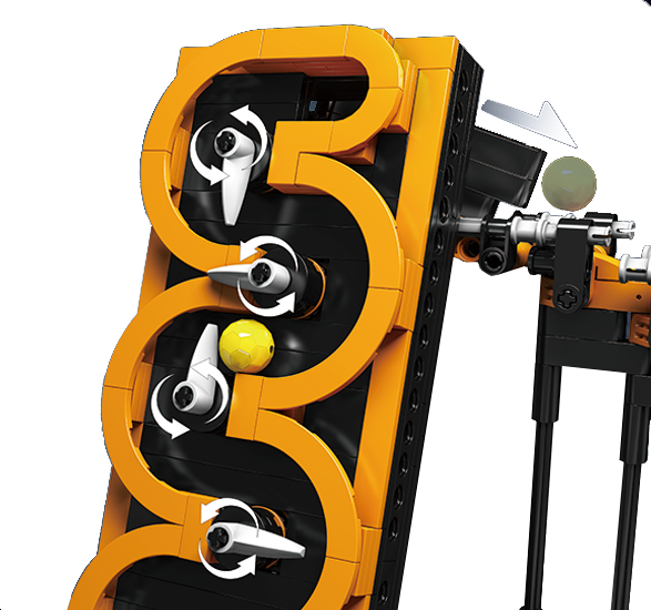 Mould King 26008S Motorized GBC Harp Track Building Toy Set | 1547 PCS