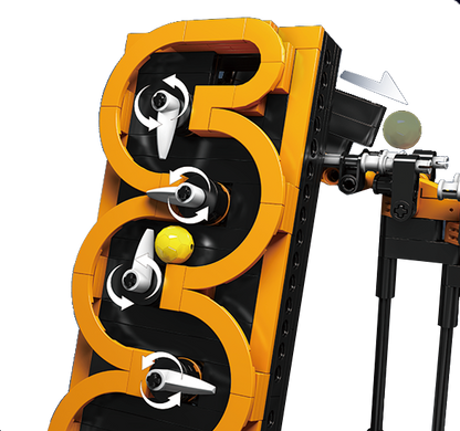 Mould King 26008S Motorized GBC Harp Track Building Toy Set | 1547 PCS
