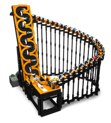 Mould King 26008S Motorized GBC Harp Track Building Toy Set | 1547 PCS