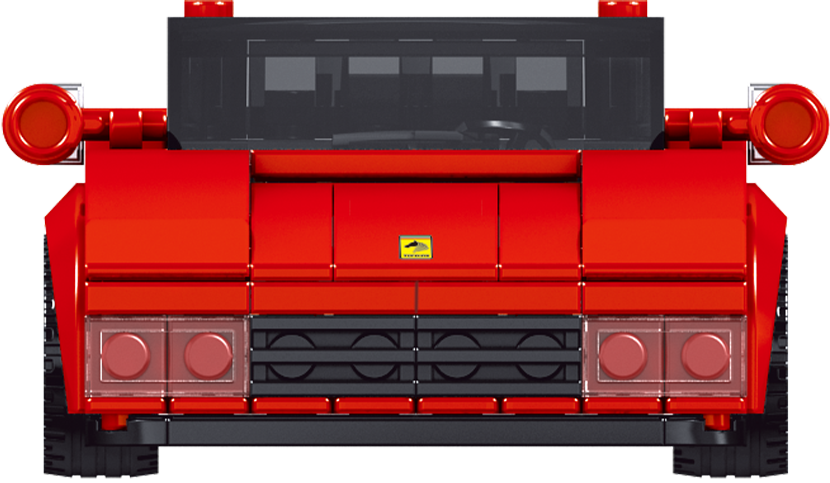 Mould King 27012S Testarossa Supercar Building Toy Set | 350 PCS