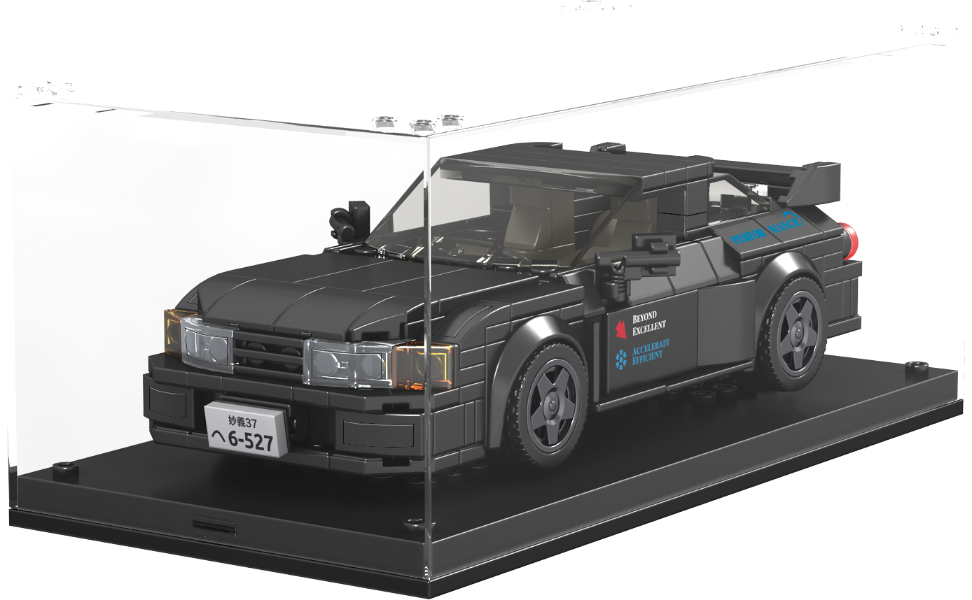 Mould King 27014S GTR R32 Mini Sports Car Building Toy Set | 389 PCS