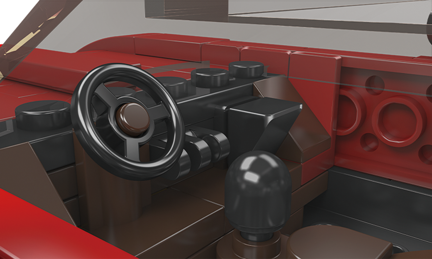 Mould King 27034S Corvette Sports Car Model Building Toy Set | 371 PCS