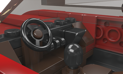 Mould King 27034S Corvette Sports Car Model Building Toy Set | 371 PCS