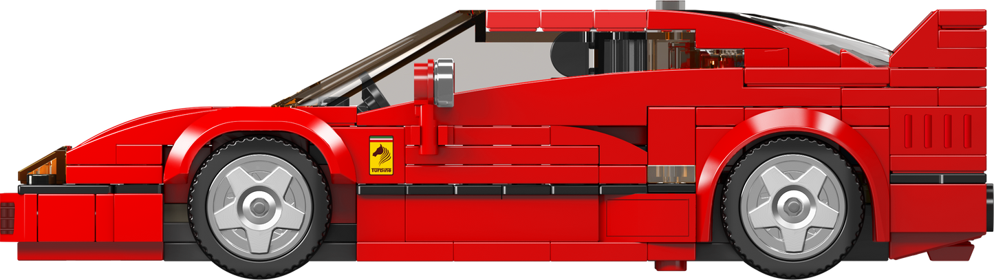 Mould King 27038S Rosso Corsa F40 Car Model Building Toy Set | 378 PCS