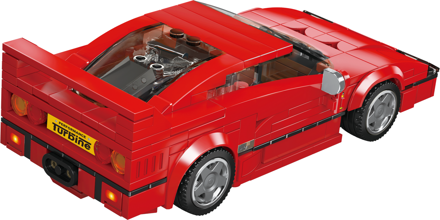 Mould King 27038S Rosso Corsa F40 Car Model Building Toy Set | 378 PCS