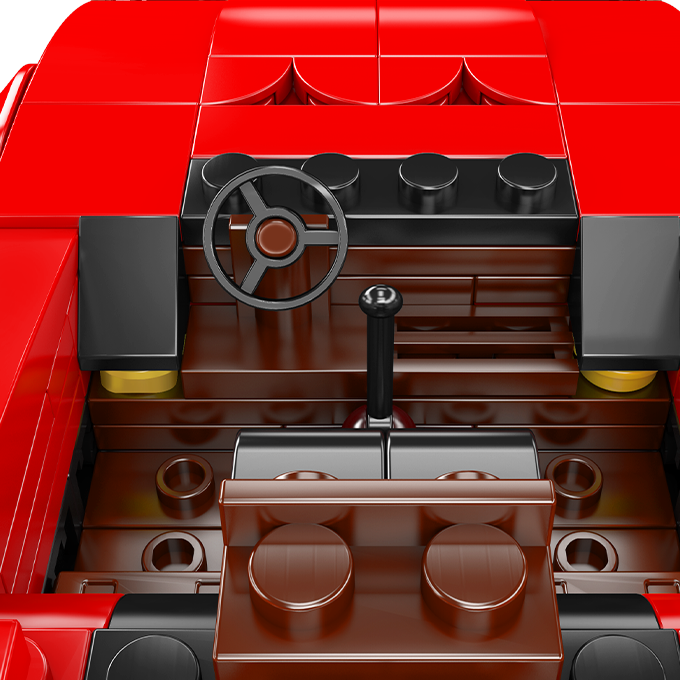 Mould King 27038S Rosso Corsa F40 Car Model Building Toy Set | 378 PCS