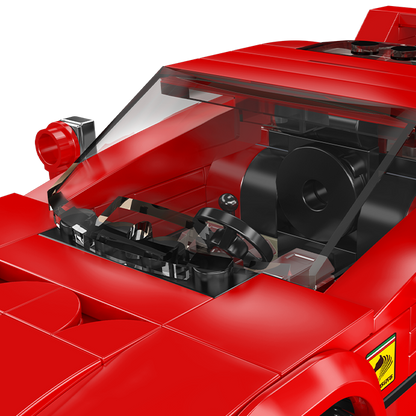 Mould King 27038S Rosso Corsa F40 Car Model Building Toy Set | 378 PCS