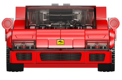 Mould King 27038S Rosso Corsa F40 Car Model Building Toy Set | 378 PCS