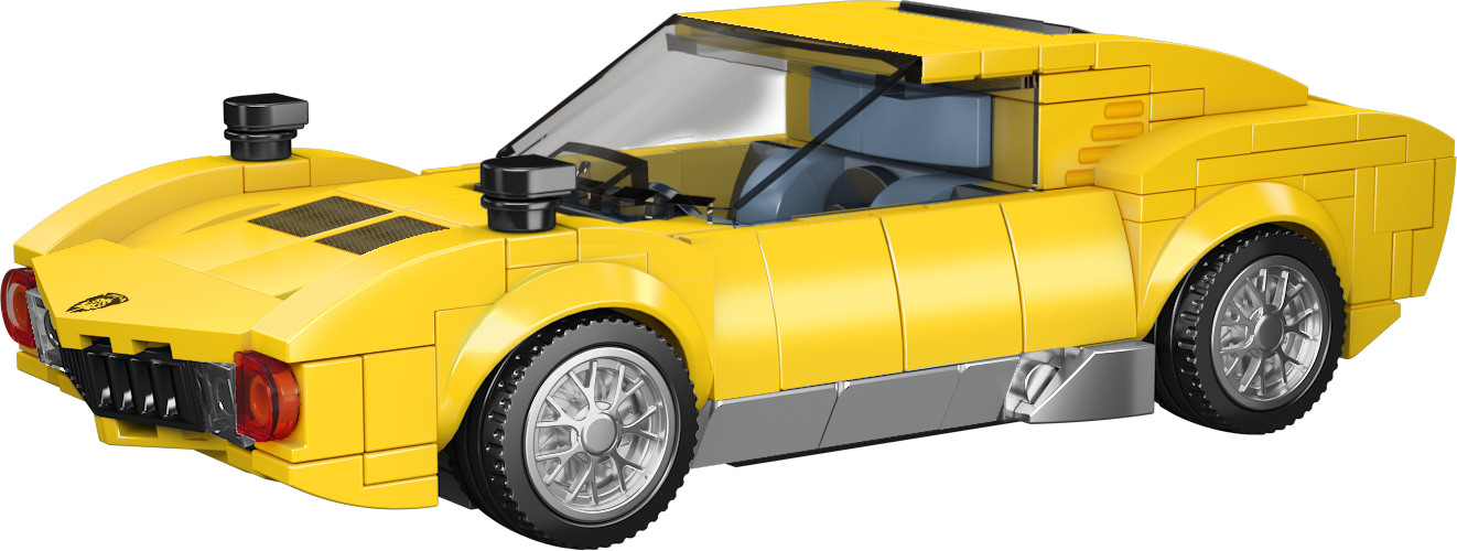 Mould King 27039 Italian Bull Miura Car Model Building Toy Set | 321 PCS