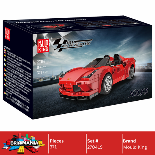 Mould King 27041S F8 Supercar Model Building Toy Set | 371 PCS