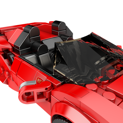 Mould King 27041S F8 Supercar Model Building Toy Set | 371 PCS