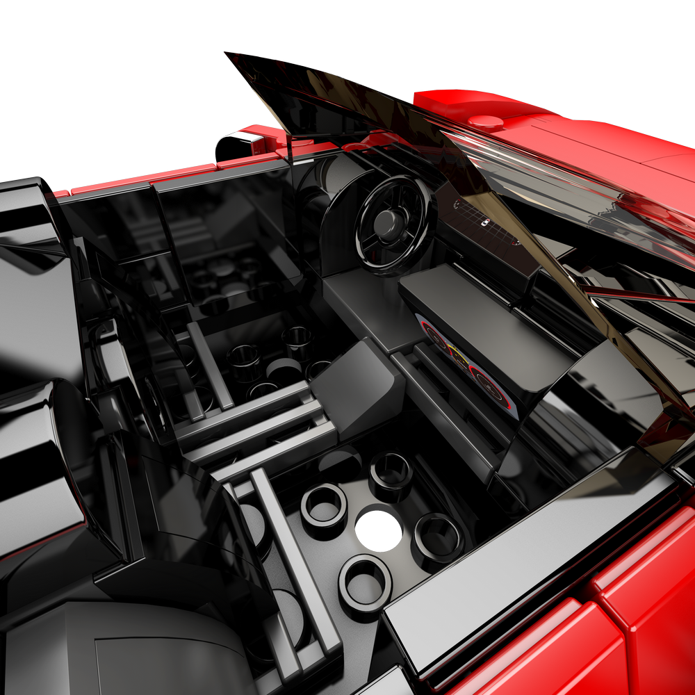 Mould King 27041S F8 Supercar Model Building Toy Set | 371 PCS