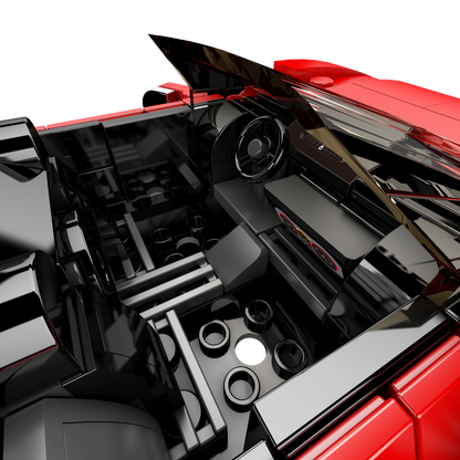 Mould King 27041S F8 Supercar Model Building Toy Set | 371 PCS