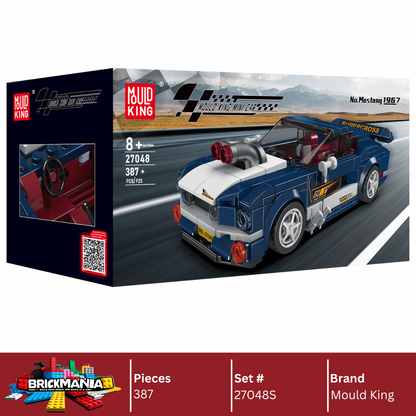 Mould King 27048S Mustang 1967 Car Model Building Toy Set | 399 PCS