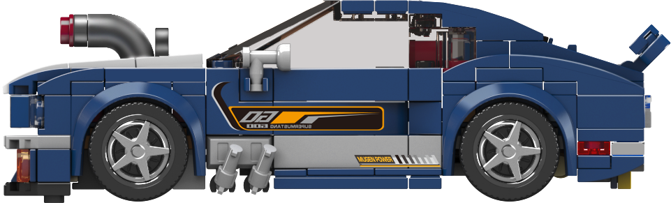 Mould King 27048S Mustang 1967 Car Model Building Toy Set | 399 PCS