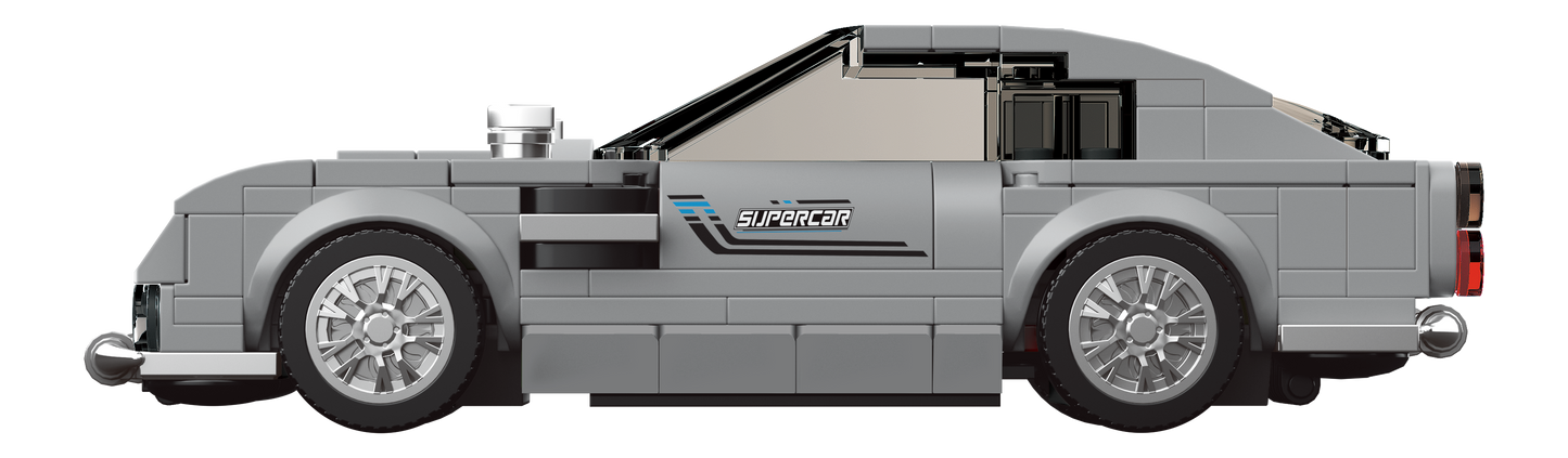 Mould King 27050S Silver Martin 007 Supercar Building Toy Set | 348 PCS