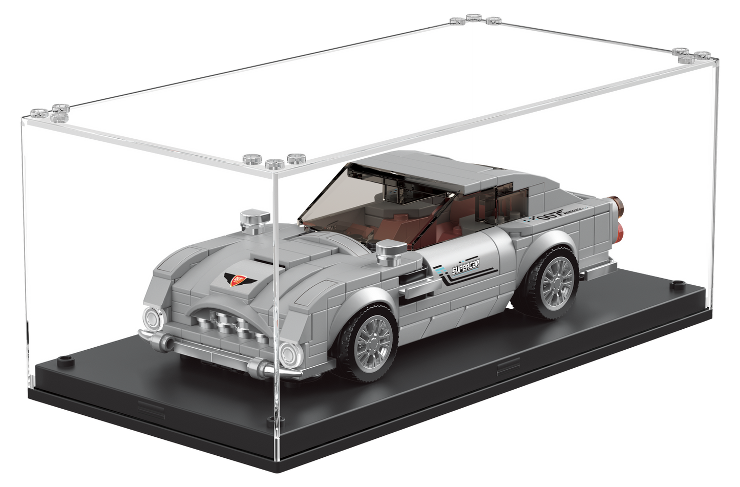 Mould King 27050S Silver Martin 007 Supercar Building Toy Set | 348 PCS