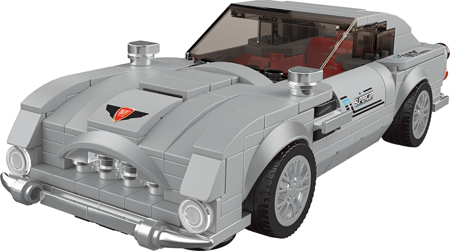 Mould King 27050S Silver Martin 007 Supercar Building Toy Set | 348 PCS