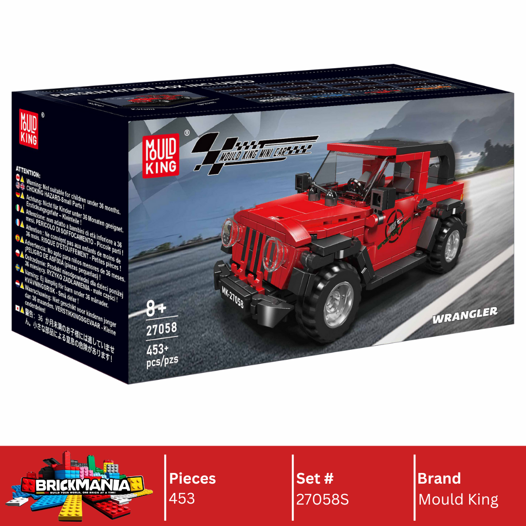 Mould King 27058S Wrangler Off-road Vehicle Building Toy Set | 453 PCS