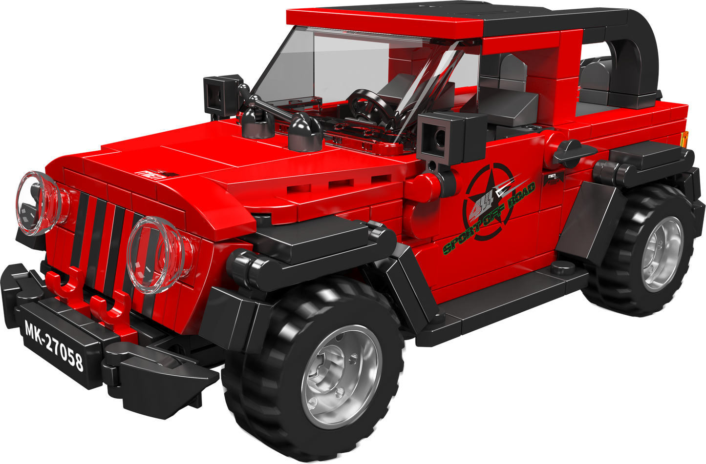 Mould King 27058S Wrangler Off-road Vehicle Building Toy Set | 453 PCS