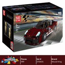 Mould King 27060S 911 Targo Supercar Building Toy Set | 389 PCS