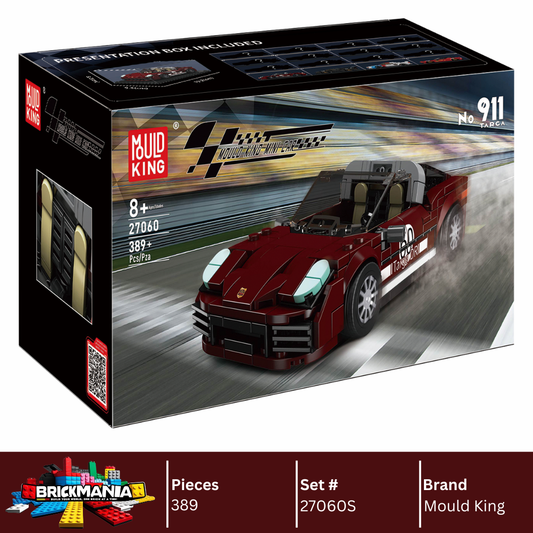 Mould King 27060S 911 Targo Supercar Building Toy Set | 389 PCS