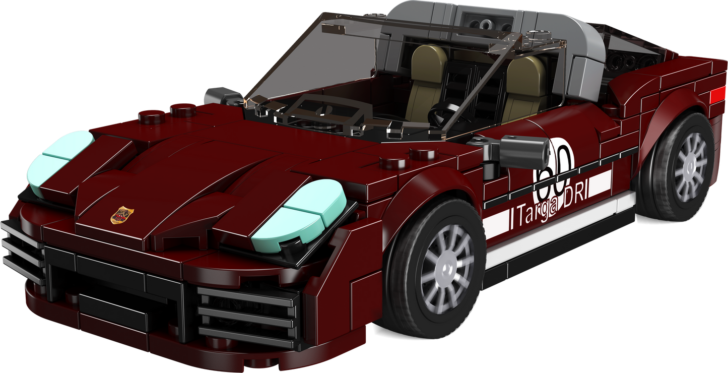 Mould King 27060S 911 Targo Supercar Building Toy Set | 389 PCS