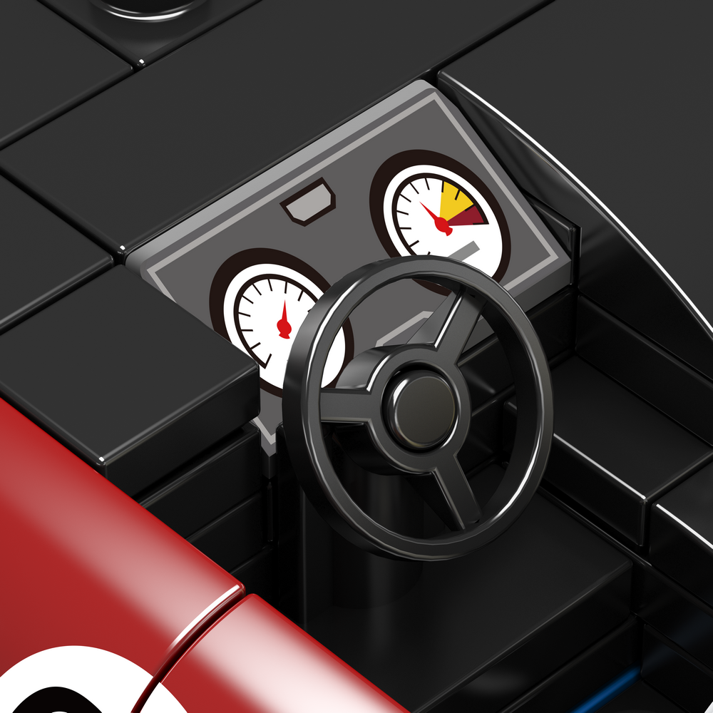 Mould King 27060S 911 Targo Supercar Building Toy Set | 389 PCS