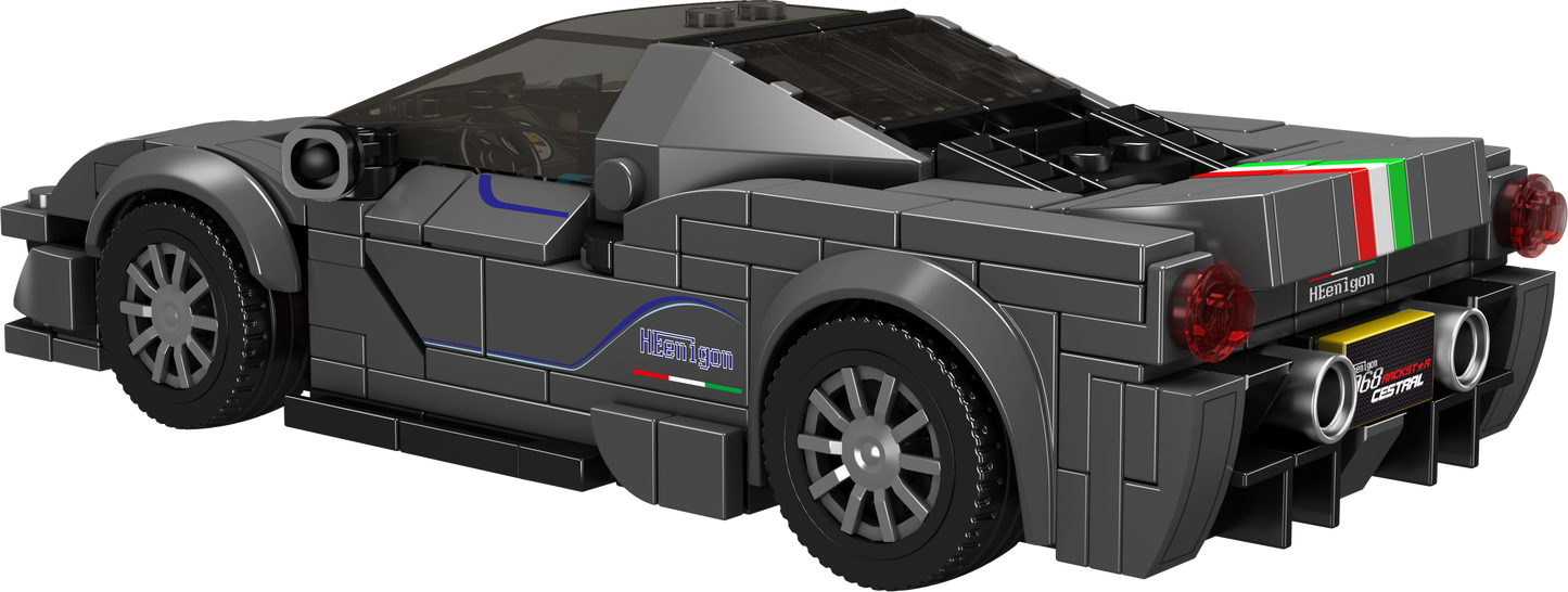 Mould King 27068S The 488 Pista Car Model Building Toy Set | 384 PCS