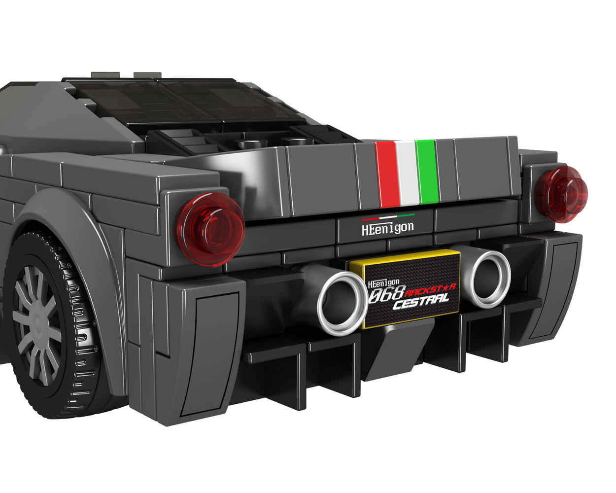 Mould King 27068S The 488 Pista Car Model Building Toy Set | 384 PCS