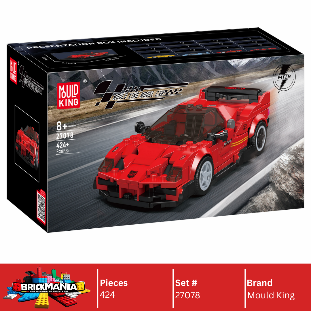 Mould King 27078 F4T LM Concept Car Model Building Toy Set | 424 PCS