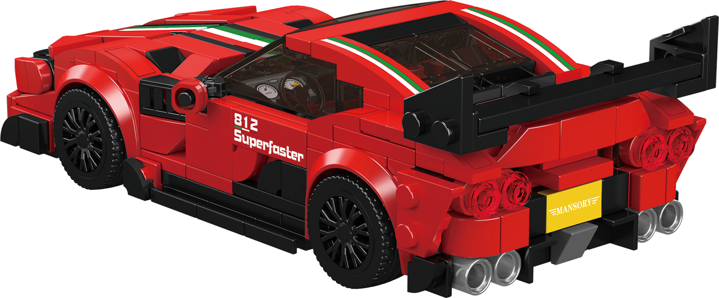 Mould King 27079 Ferrari 812 Mansory Supercar Model Building Toy Set | 449 PCS