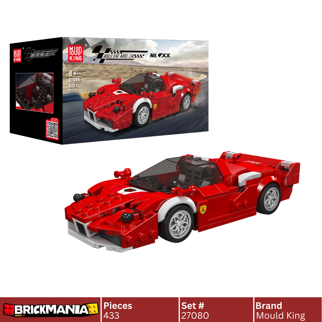 Mould King 27080 Ferrari FXX Supercar Model Building Toy Set | 433 PCS